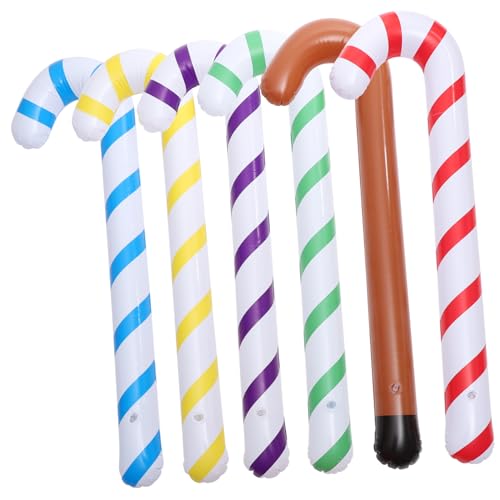 DOITOOL 6 Stück Aufblasbare Zuckerstangen Dekoration für Kindergeburtstag Halloween Karneval Cosplay Hochzeit und Partys Langlebig und Sicher im Gebrauch Vielseitig Einsetzbar DOITOOL 6 Stück Aufblasbare Zuckerstangen Dekoration für Kindergeburtstag Halloween Karneval Cosplay Hochzeit und Partys Langlebig und Sicher im Gebrauch Vielseitig Einsetzbar von DOITOOL