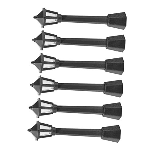 DOITOOL 6 Stück Retro Straßenlampen Modell Teilig Straßenlaterne für Puppenhaus Gartenlandschaft Hochwertiges Kunststoffzubehör für DIY Dekorationen DOITOOL 6 Stück Retro Straßenlampen Modell Teilig Straßenlaterne für Puppenhaus Gartenlandschaft Hochwertiges Kunststoffzubehör für DIY Dekorationen von DOITOOL