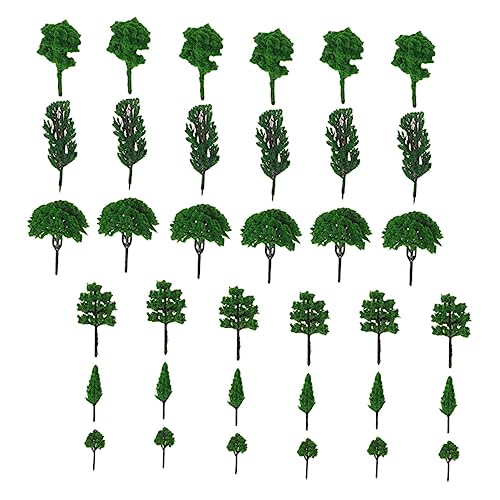 DOITOOL 70Stücke Miniaturbaum für Modellbau Simulationsbäume für Mikro Landschaften Zufällige Stilvarianten für DIY und Detailreich von DOITOOL