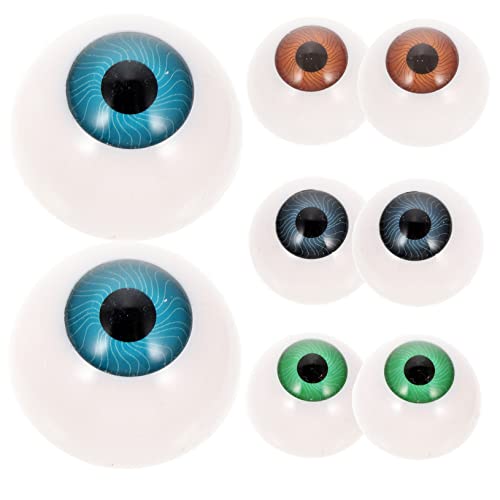 DOITOOL 8 Stück Augapfelspielzeug Realistische Augen für Halloween-Requisiten Puppe Augapfel- beängstigend Augapfel-Halloween-Dekorationen Augäpfel realistisch Plastik Zufällige Farbe DOITOOL 8 Stück Augapfelspielzeug Realistische Augen für Halloween-Requisiten Puppe Augapfel- beängstigend Augapfel-Halloween-Dekorationen Augäpfel realistisch Plastik Zufällige Farbe von DOITOOL