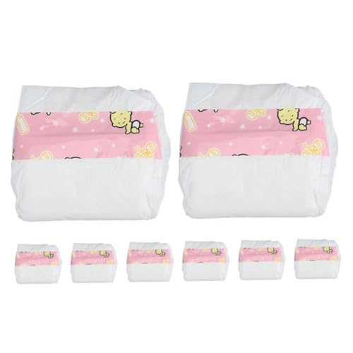 DOITOOL 8 Stück Mini-Puppenwindeln Mini -Puppenunterwäsche süße Puppenunterwäsche Windeln für Babypuppe realistisches Babypuppenzubehör wiedergeborenes Puppenzubehör Plastik DOITOOL 8 Stück Mini-Puppenwindeln Mini -Puppenunterwäsche süße Puppenunterwäsche Windeln für Babypuppe realistisches Babypuppenzubehör wiedergeborenes Puppenzubehör Plastik von DOITOOL