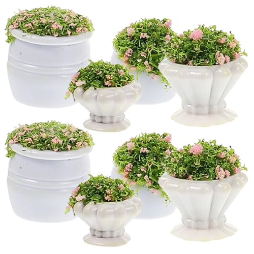 DOITOOL 8Stücke Miniatur Blumenpflanze Modell für DIY Künstliche Pflanzen für Puppenhaus und Gartendekoration Lebensecht und Langlebig DOITOOL 8Stücke Miniatur Blumenpflanze Modell für DIY Künstliche Pflanzen für Puppenhaus und Gartendekoration Lebensecht und Langlebig von DOITOOL