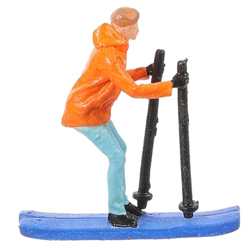 DOITOOL Deko-Spielpuppe Skifahrer Modellbau Zubehör Skifahren Miniaturmodell Skifahrerfigur Landschaft Skifahren Menschen Modell -Skifahrer Mini-Mensch-Modell Harz DOITOOL Deko-Spielpuppe Skifahrer Modellbau Zubehör Skifahren Miniaturmodell Skifahrerfigur Landschaft Skifahren Menschen Modell -Skifahrer Mini-Mensch-Modell Harz von DOITOOL