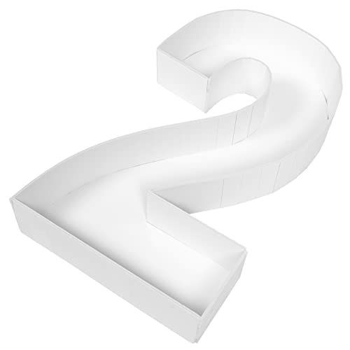 DOITOOL Dekorativer Ballonrahmen Nummer Premium Ballonbox für Party und Geburtstagsdekoration Vielseitig Einsetzbar Sicher und Langlebig für Shower und Feste Personalisierbar mit von DOITOOL