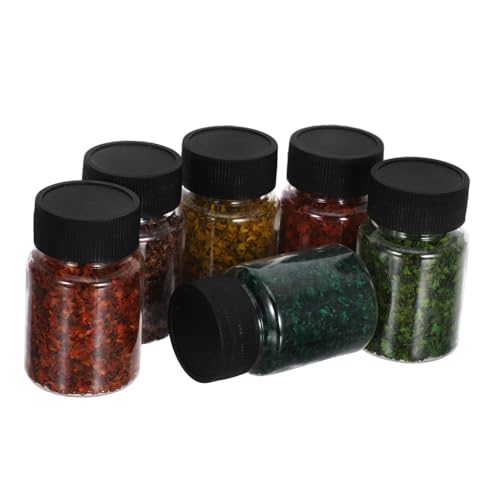 DOITOOL Diorama Zubehör Mini Herbstblätter Halloween Dorf Zubehör Künstliche Herbstblätter Diorama Materialien Modellblätter von DOITOOL