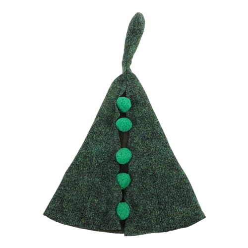 DOITOOL Erbsenhut Kind Halloweenkostüm spitz Halloween-Hutkostüm Cosplay-Kostüm-Party-Requisite Party-Kostüm-Requisite zaubererhut kostüm gefühlt Olive Green von DOITOOL