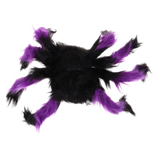DOITOOL Haarige Riesenspinne Dekoration für Halloween Realistische Spinnen Requisite Zufälligen Farben für Gruselige Partys und Dekorationen und Mehr Zufällige Farbe von DOITOOL