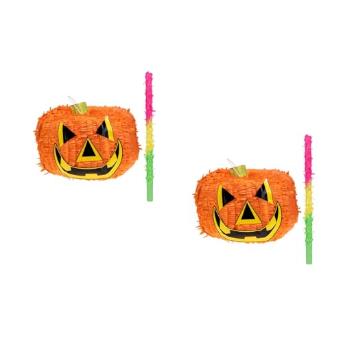 DOITOOL Halloween-Kürbis-Piñata-Set Inkl. Piñata-Sticks Und Süßigkeitenfüllungen 11 81 X 6 69 X 6 69 Zoll Partydekorationen Geburtstagsfeiern Veranstaltungen von DOITOOL