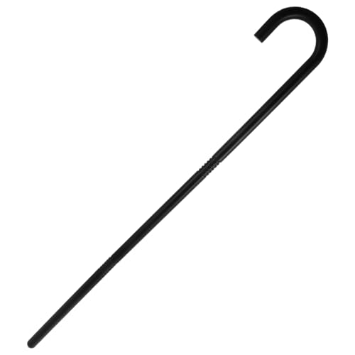 DOITOOL Halloween Opa Retro Requisit Stock, Cosplay Bühnenaufführungs Requisit, Dekorativer Gehstock, Verkleidung Foto Requisit, Schwarz, Plastik, 76 cm DOITOOL Halloween Opa Retro Requisit Stock, Cosplay Bühnenaufführungs Requisit, Dekorativer Gehstock, Verkleidung Foto Requisit, Schwarz, Plastik, 76 cm von DOITOOL
