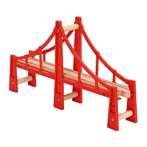 DOITOOL Holz Brücke Überführung Modellspielzeug Set DIY Gleise für Ab Jahren Kompatibel mit Holzeisenbahn Zubehör Fördert Logisches und Spielspaß DOITOOL Holz Brücke Überführung Modellspielzeug Set DIY Gleise für Ab Jahren Kompatibel mit Holzeisenbahn Zubehör Fördert Logisches und Spielspaß von DOITOOL