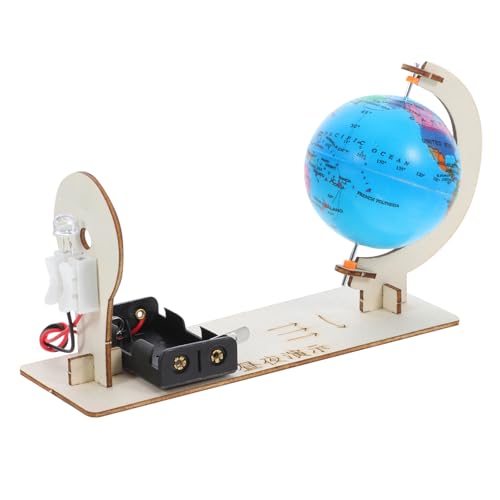 DOITOOL Holz Erde Demonstrator Modell Kindgerechtes DIY Lernspielzeug Geografisches Bastelset für Handliches Wissenschaftsmodell zur Tages und Nacht Demonstration Langlebiges Holzmaterial DOITOOL Holz Erde Demonstrator Modell Kindgerechtes DIY Lernspielzeug Geografisches Bastelset für Handliches Wissenschaftsmodell zur Tages und Nacht Demonstration Langlebiges Holzmaterial von DOITOOL