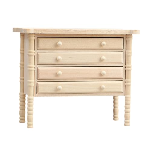 DOITOOL Mini Puppenhausschrank Aufbewahrungsschrank Aus Holz Miniaturmöbel Schrank Mit Schubladen Für Puppenhaus Einfach Zu Montieren Massivholz DOITOOL Mini Puppenhausschrank Aufbewahrungsschrank Aus Holz Miniaturmöbel Schrank Mit Schubladen Für Puppenhaus Einfach Zu Montieren Massivholz von DOITOOL