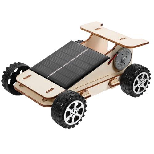 DOITOOL Mini-Solarauto Aus Holz DIY-Modellauto-Bausatz Solarexperiment Pädagogisches Spielzeug Für Kinder Wissenschaftliche Projekte von DOITOOL
