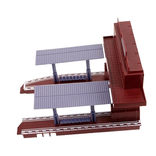 DOITOOL Modell Eines Bahnsteigs Modellbahn Bahnsteigmodell Zubehör Gleisverbinder Aus Kunststoff Dekoratives Bahnsteigspielzeug Zugspielzeug Zugmodell Kaffee Plastik DOITOOL Modell Eines Bahnsteigs Modellbahn Bahnsteigmodell Zubehör Gleisverbinder Aus Kunststoff Dekoratives Bahnsteigspielzeug Zugspielzeug Zugmodell Kaffee Plastik von DOITOOL