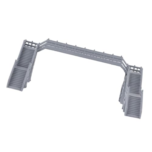 DOITOOL Modell Fußgängerbrücke Kunststoff für Miniaturlandschaften Dekorationsartikel für Sandtisch und Modelleisenbahn für DIY Projekte und von DOITOOL