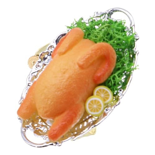 DOITOOL Miniatur-brathähnchen-Modell Für Puppenhäuser Simulations-Lebensmittel Für Küchendekoration Fantasievolle Rollenspiele Langlebige Und Sichere Puppenhausdekoration von DOITOOL