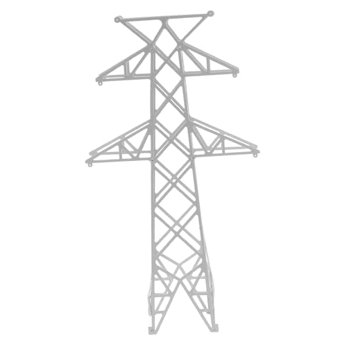 DOITOOL Modellbahn Elektrischer Turm Abs Kunststoff DIY Architektur Sandgarten Zubehör Einfacher Zusammenbau Modellbahn Landschaftsdekor für Gartenszene und Dorfgestaltung von DOITOOL