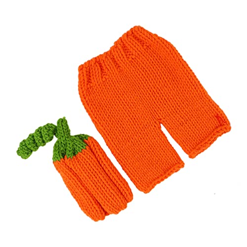 DOITOOL Neugeborenen Häkelkostüm Orange Babyfoto Outfit Winddicht Weich Atmungsaktiv Handmade Neugeborene Monate Halloween Strick Kleidung Props DOITOOL Neugeborenen Häkelkostüm Orange Babyfoto Outfit Winddicht Weich Atmungsaktiv Handmade Neugeborene Monate Halloween Strick Kleidung Props von DOITOOL