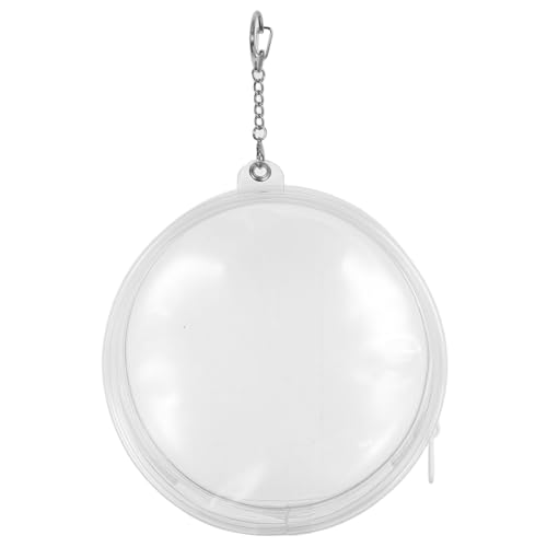 DOITOOL PVC Klare Figurentasche mit Schlüsselanhänger Tragbare Hängende Aufbewahrungstasche für Plüschpuppen und Kleine Sammelfiguren Transparentes Display Kratzschutz und Staubdicht von DOITOOL
