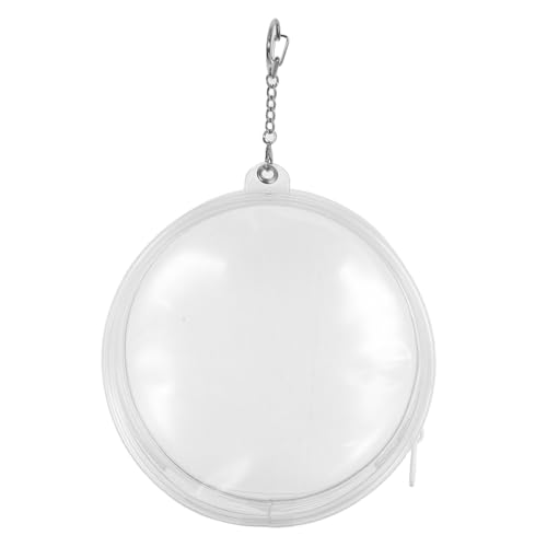 DOITOOL Plüschtier Außentasche Transparent PVC mit Schlüsselanhänger Robuste Aufbewahrungstasche für Sammlerfiguren Vielseitige Tragetasche für Stofftiere und Kleine Spielzeuge von DOITOOL