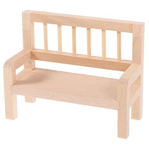 DOITOOL Puppenhaus Möbel DIY Bemalbar Mini Haus Accessoire für Wohnzimmer Schlafzimmer Esszimmer Dekoration von DOITOOL