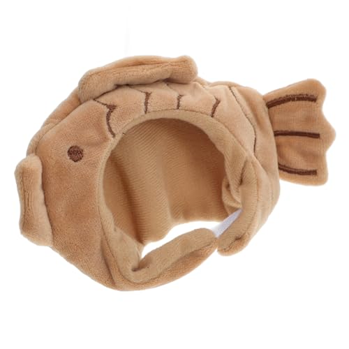 DOITOOL Puppenstirnband aus Baumwolle Puppenkopfbedeckung Mini-Kopfschmuck Miniatur-Puppenhüte Puppenmütze Puppenkopfschmuck Mini-Puppenmütze Stoff Light Brown von DOITOOL