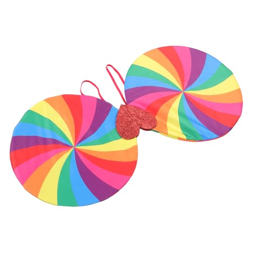 DOITOOL Rainbow Flügelstab Dekorationen Kleinkind Mädchen Party Kinderfeenflügel Regenbogenflügel für Flügel für Kostüm Feenflügel für Kostüm Flügel Plastik DOITOOL Rainbow Flügelstab Dekorationen Kleinkind Mädchen Party Kinderfeenflügel Regenbogenflügel für Flügel für Kostüm Feenflügel für Kostüm Flügel Plastik von DOITOOL