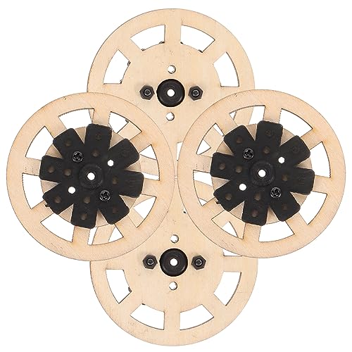 DOITOOL Rc-Auto-radersatz 4 Stück Holz-spielzeugauto-räder Spielzeugauto-räder Spielzeug Für Teenager Kinder Kognitives Modell-Spielzeug DOITOOL Rc-Auto-radersatz 4 Stück Holz-spielzeugauto-räder Spielzeugauto-räder Spielzeug Für Teenager Kinder Kognitives Modell-Spielzeug von DOITOOL