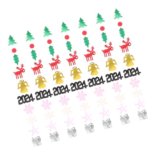 DOITOOL Schneeflocken Konfetti Schwarz PVC Glänzend Tischdeko Streudeko Party Deko Weihnachtsfest Neujahr Feier Dekoration von DOITOOL