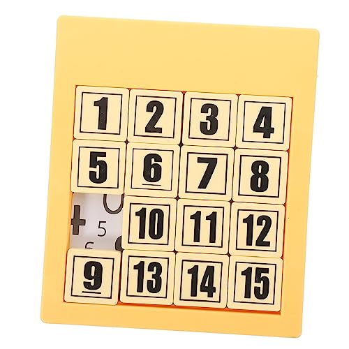 DOITOOL Zahlenpuzzle Sortier und Denkspiel für Intelligenzförderung Ziffern Farbenfrohes Geduldsspiel zur Entwicklung von Hand Augen Koordination und Feinmotorik für Ganze Familie von DOITOOL