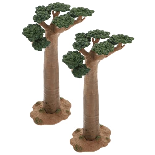 DOITOOL Künstliche Kleine Bäume: Miniatur-Baobab-Modell Aus Kunststoff – Mini-Spielzeugbäume Für Dioramen Bastelarbeiten Sandkasten Simulierte Dekorative Ornamente 17 5 X 11 4 X 6 9 cm 2 von DOITOOL