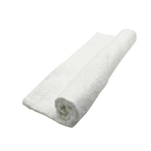 DOKUYIE Keramikfaserdecke, feuerfeste Isolationsleitwand, bewertet bis 1260 °C, hohe Temperaturbeständigkeit für Schmieden, Rohrisolierung (1 m, 10 mm) von DOKUYIE