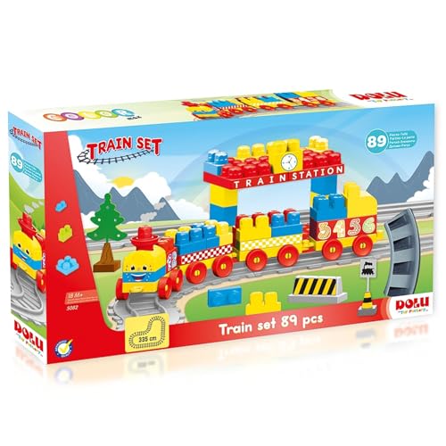 DOLU 5082 Train Set 89 PCS, Mehrfarbig von Dolu