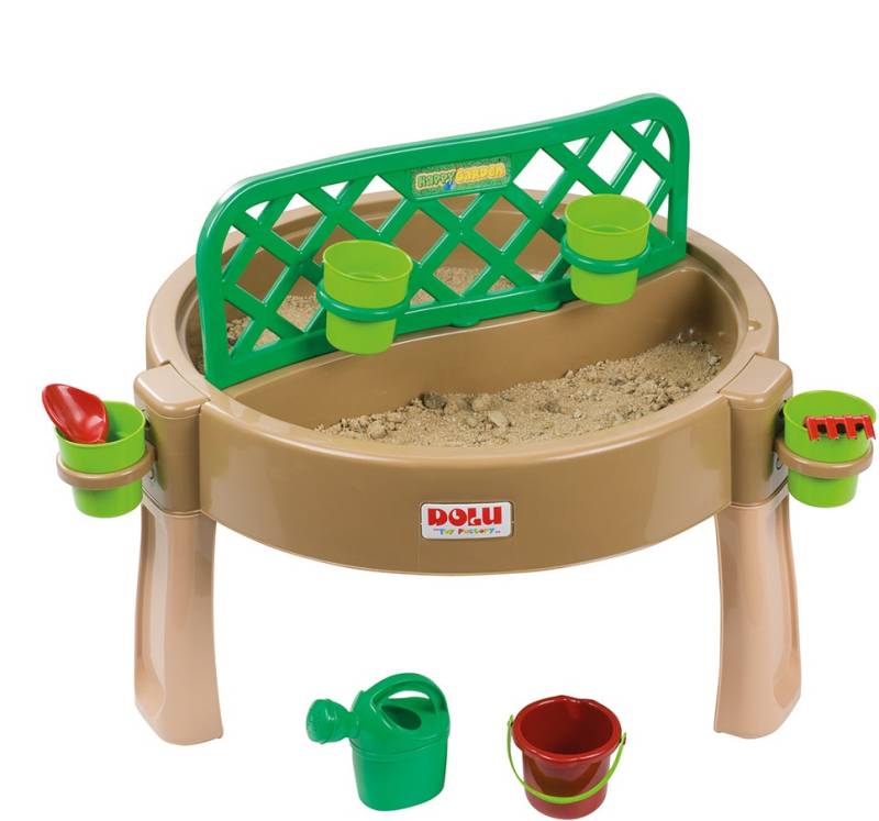Dolu Gardening, Sand, Water, Creativity 4-in-1 Spieltisch, Braun von DOLU