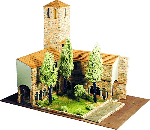 Domus Kits Domus Kits40094 Romanica 17 St. Benet De Bages Kirchenmodell, Maßstab 1:65, 3719 Teile, Mehrfarbig von Domus Kits