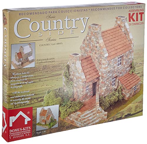 DOMUS-KITS Domus kits40043 Maßstab 1: 50 "Country 3-Haus Modell (2250-piece) von Domus Kits