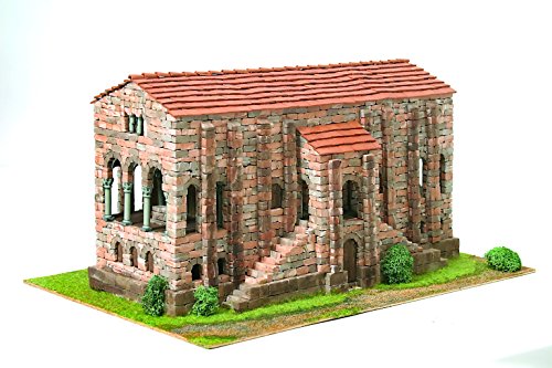 DOMUS-KITS Domus Kits40090 4028 Teile Romanica 13 Sta. Maria De Naranco Kirche Modell, Maßstab 1:65, Mehrfarbig von Domus Kits