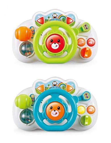 DON DINO DIM36633 Lenkrad AKTIVITY LICHT UND Sound Spielzeug für Babys und frühe Kindheit, bunt von DON DINO