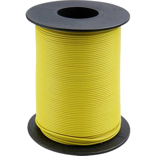 Donau Elektronik 119-13 Flexdraht, gelb, 100 m Spule, Mehrfarbig Donau Elektronik 119-13 Flexdraht, gelb, 100 m Spule, Mehrfarbig von DONAU ELEKTRONIK GMBH