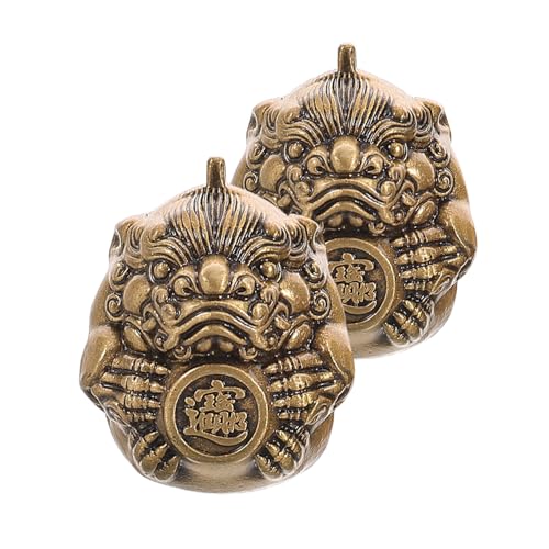 DONFAMDS 1 Paar Messing Pi Yao Hand Übungsbälle Traditionelle Chinesische Gesundheitsbälle für Senioren zur Stärkung der Handmuskulatur für Zuhause Büro und Reisen DONFAMDS 1 Paar Messing Pi Yao Hand Übungsbälle Traditionelle Chinesische Gesundheitsbälle für Senioren zur Stärkung der Handmuskulatur für Zuhause Büro und Reisen von DONFAMDS