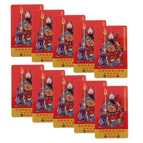 DONFAMDS 10 Stück Tai Sui Karten Event Zubehör Buddhistisches Party Zubehör Chinesisches Glücksgeschenk Für Frauen Chinesisches Neujahr Schlangenkarte Glücksamulett Karte DONFAMDS 10 Stück Tai Sui Karten Event Zubehör Buddhistisches Party Zubehör Chinesisches Glücksgeschenk Für Frauen Chinesisches Neujahr Schlangenkarte Glücksamulett Karte von DONFAMDS