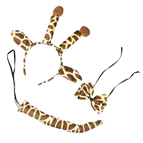 DONFAMDS 1satz Giraffe Kostüm Set Für Mädchen Teiliges Tierkostüm Mit Ohren Und Fliege Für Halloween Und Kindergeburtstage Lustige Tierverkleidung Für Mottopartys DONFAMDS 1satz Giraffe Kostüm Set Für Mädchen Teiliges Tierkostüm Mit Ohren Und Fliege Für Halloween Und Kindergeburtstage Lustige Tierverkleidung Für Mottopartys von DONFAMDS