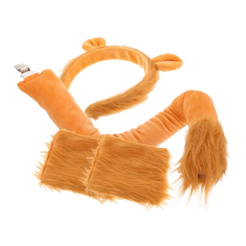 DONFAMDS 1satz Lion Ear Headband Set Mit Handschuhen Für Junge Mädchen Und Erwachsene Furry Löwenkostüm Zubehör Für Ostern Und Cosplay-feiern Weich Und Bequem Für Festliche Anlässe DONFAMDS 1satz Lion Ear Headband Set Mit Handschuhen Für Junge Mädchen Und Erwachsene Furry Löwenkostüm Zubehör Für Ostern Und Cosplay-feiern Weich Und Bequem Für Festliche Anlässe von DONFAMDS