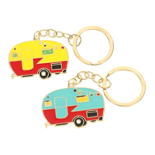 DONFAMDS 2Stücke Schlüsselanhänger aus Verspielte Auto und Rucksack Anhänger für Accessoires für Camper und Auto DONFAMDS 2Stücke Schlüsselanhänger aus Verspielte Auto und Rucksack Anhänger für Accessoires für Camper und Auto von DONFAMDS