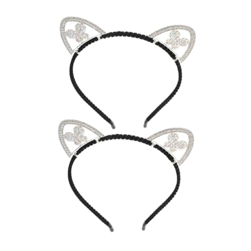 DONFAMDS 3 Stück Teiliges Katzenohren Haarband aus Rhinestones Verstellbar und Leicht für Partys Cosplay und Besondere Anlässe Vielseitiges Haarschmuck für Damen DONFAMDS 3 Stück Teiliges Katzenohren Haarband aus Rhinestones Verstellbar und Leicht für Partys Cosplay und Besondere Anlässe Vielseitiges Haarschmuck für Damen von DONFAMDS