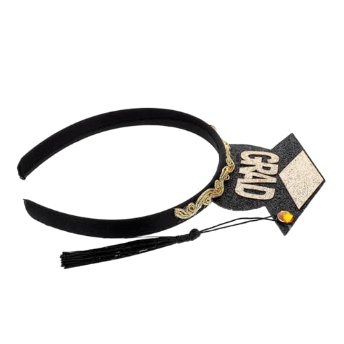 DONFAMDS Graduation Haarschmuck Mit Mini-doktorhut Und Quaste Stilvolles Stirnband Für Abschlussfeiern Vielseitig Einsetzbar Für Themenpartys Und Cosplay Leicht Und Bequem Für Besonderen DONFAMDS Graduation Haarschmuck Mit Mini-doktorhut Und Quaste Stilvolles Stirnband Für Abschlussfeiern Vielseitig Einsetzbar Für Themenpartys Und Cosplay Leicht Und Bequem Für Besonderen von DONFAMDS