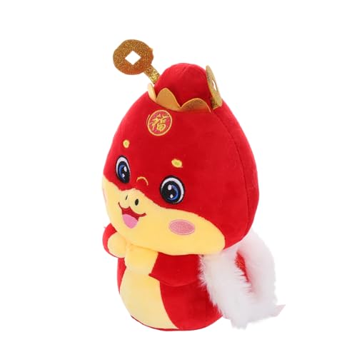 DONFAMDS Jahr Der Schlange Maskottchen Puppe Drachenspielzeug Neujahrsdrache Plüschdrache Stofftier Drache Plüschtier Chinesisches Neujahr Neujahrsdekorationen Rot Pp Baumwolle DONFAMDS Jahr Der Schlange Maskottchen Puppe Drachenspielzeug Neujahrsdrache Plüschdrache Stofftier Drache Plüschtier Chinesisches Neujahr Neujahrsdekorationen Rot Pp Baumwolle von DONFAMDS