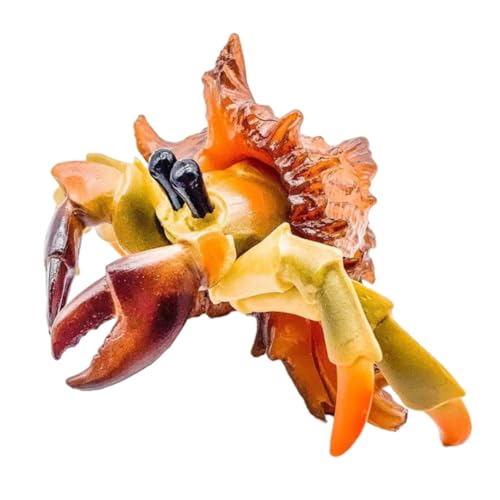 DONFAMDS Künstliches Pagurian Krabbenmodell Für Junge Mädchen Realistische Simulation Tierfigur Als Spielzeug Und Dekoration Für Strandspielzeug Und von DONFAMDS