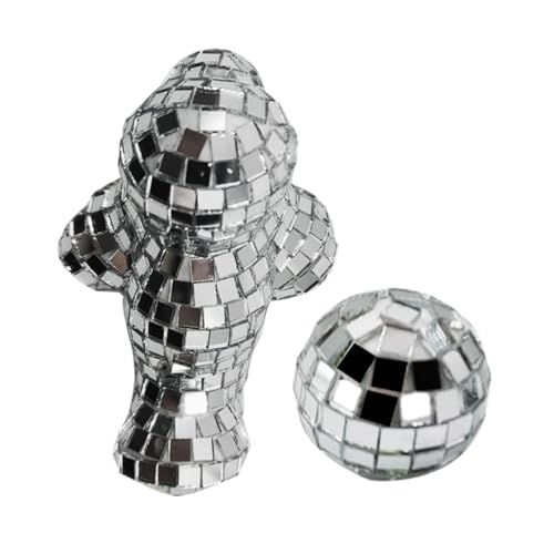 DONFAMDS Miniatur-siegel-Ornamente Handgefertigte Figuren Vintage-mini-Ornamente Disco-Spiegel Urlaubs-bastelbedarf Heimdekoration DONFAMDS Miniatur-siegel-Ornamente Handgefertigte Figuren Vintage-mini-Ornamente Disco-Spiegel Urlaubs-bastelbedarf Heimdekoration von DONFAMDS
