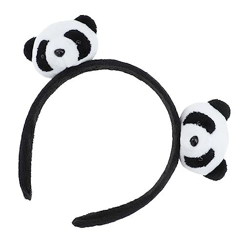 DONFAMDS Plüsch Panda Haarband für Breites Hautfreundliches Stirnband mit Praktischem Design für Haartypen Perfektes für Besondere Anlässe von DONFAMDS